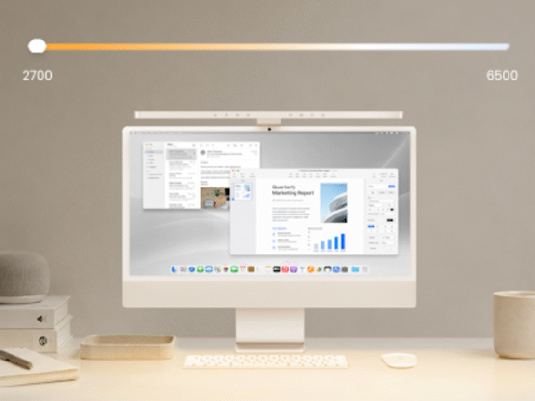 Monitor light bars can provide suitable illumination and a better working environment without increasing the screen's glare.