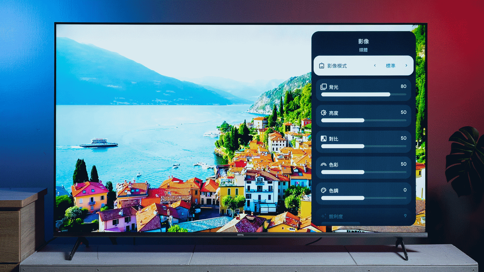 顯示一般影像內容時的影像模式一覽。