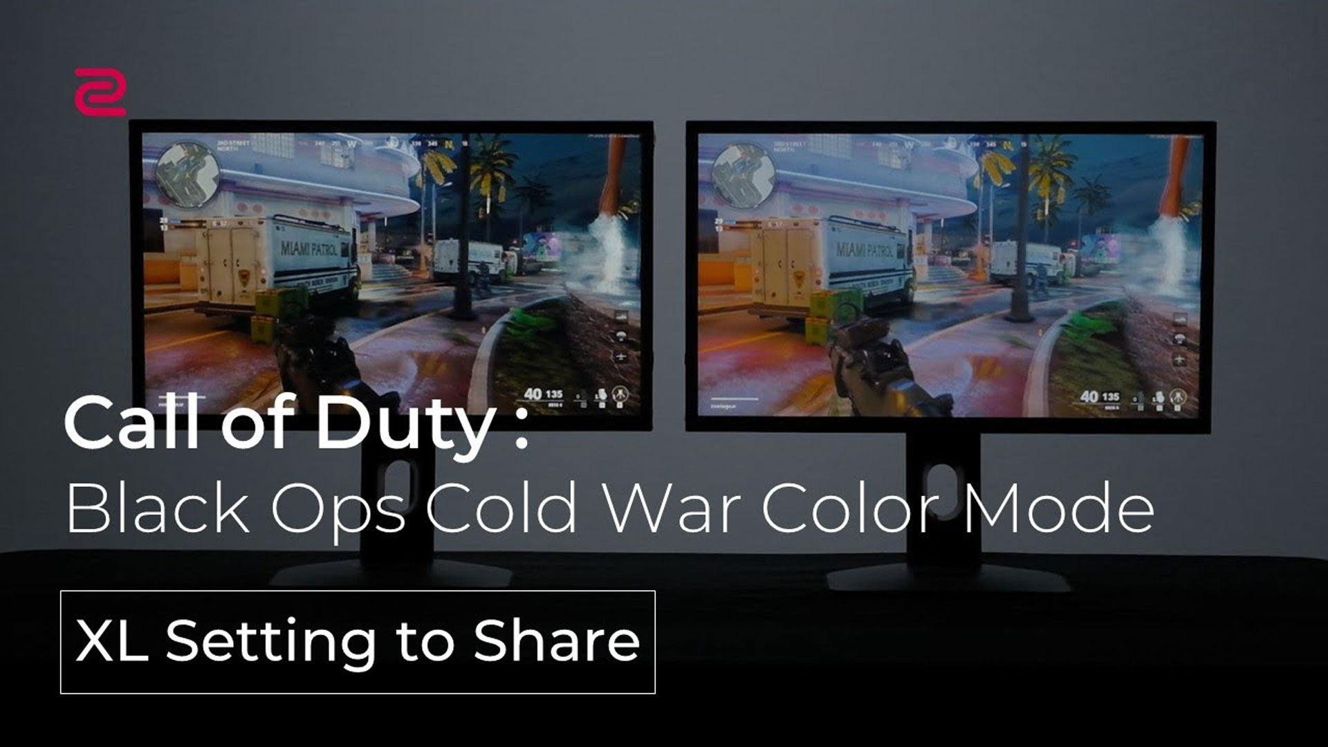XL Setting to Share - CoD CW Mode | ZOWIE Japan