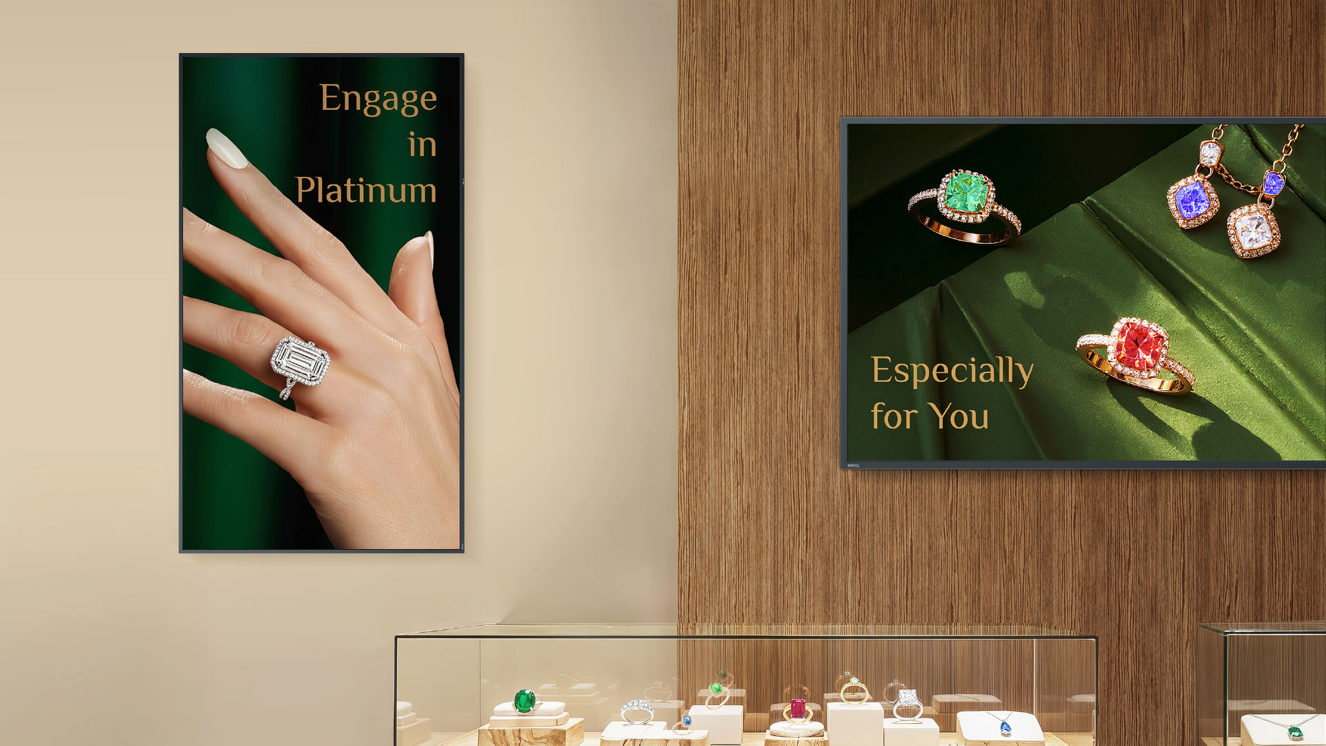 The VESA-compatible ST04 can be easily mounted in portrait or landscape mode, making it ideal for various digital signage applications across your organization.