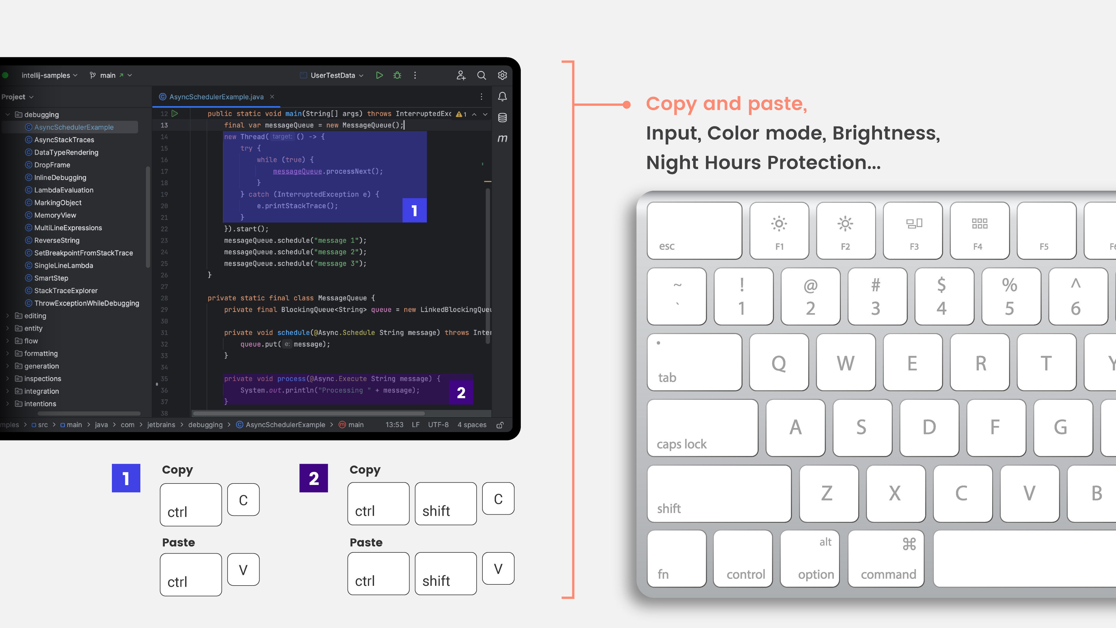 BenQ Display Pilot 2 exclusive Shortcuts feature allows you to easily bind commonly used functions to the hotkeys.