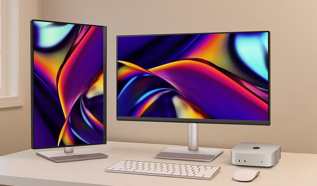 BenQ MA monitors allow dual monitor setups with Mac mini for seamless side-by-side work, whether you're referencing documents, managing timelines, or coding.
