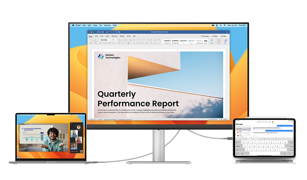Pairing your iPad with an external monitor creates a more flexible, focused workspace for multitasking, content creation, and more.
