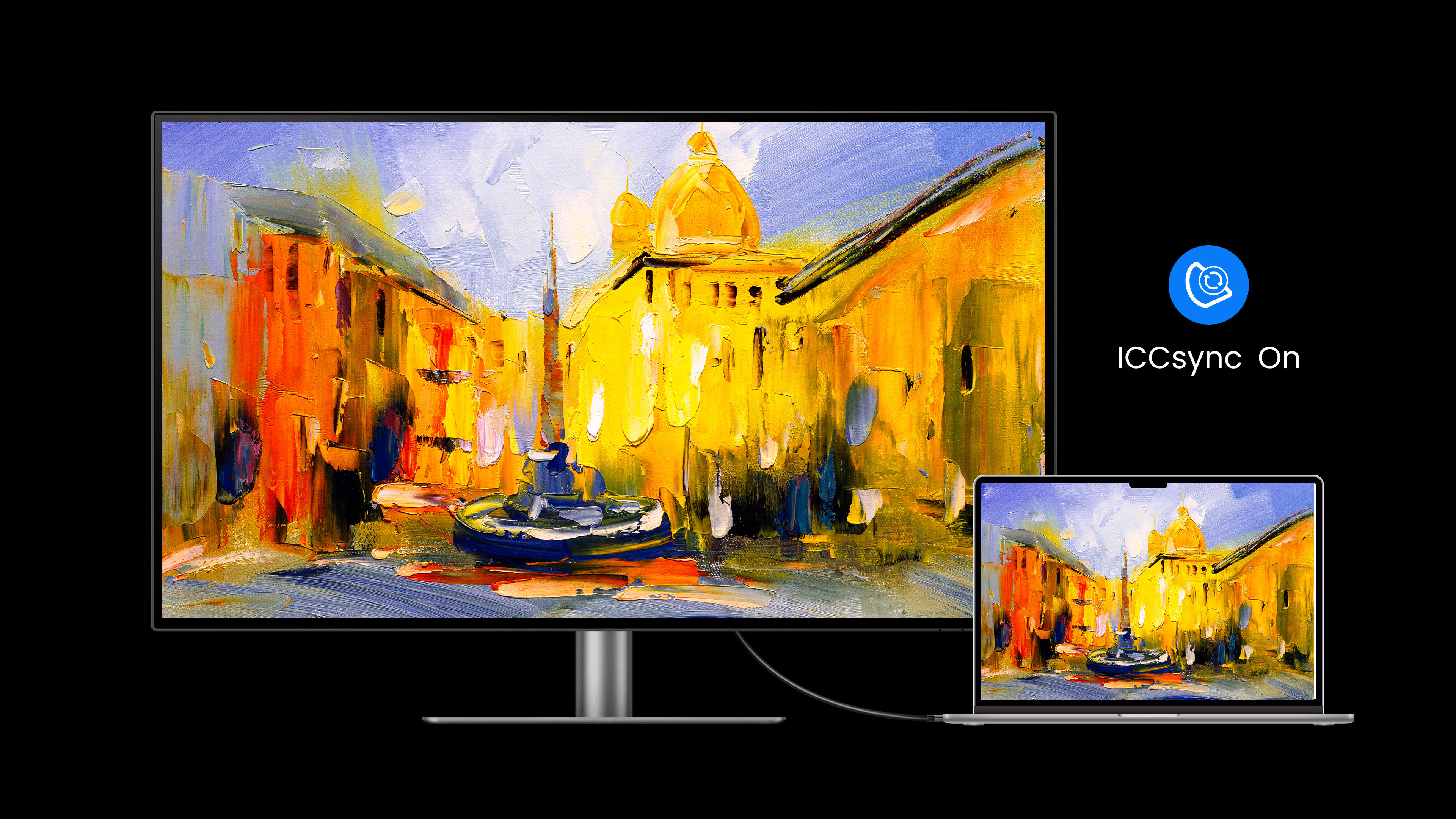 BenQ Display Pilot 2 ICCsync color settings