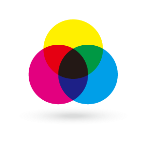 Farbkreis mit CMYK Farben