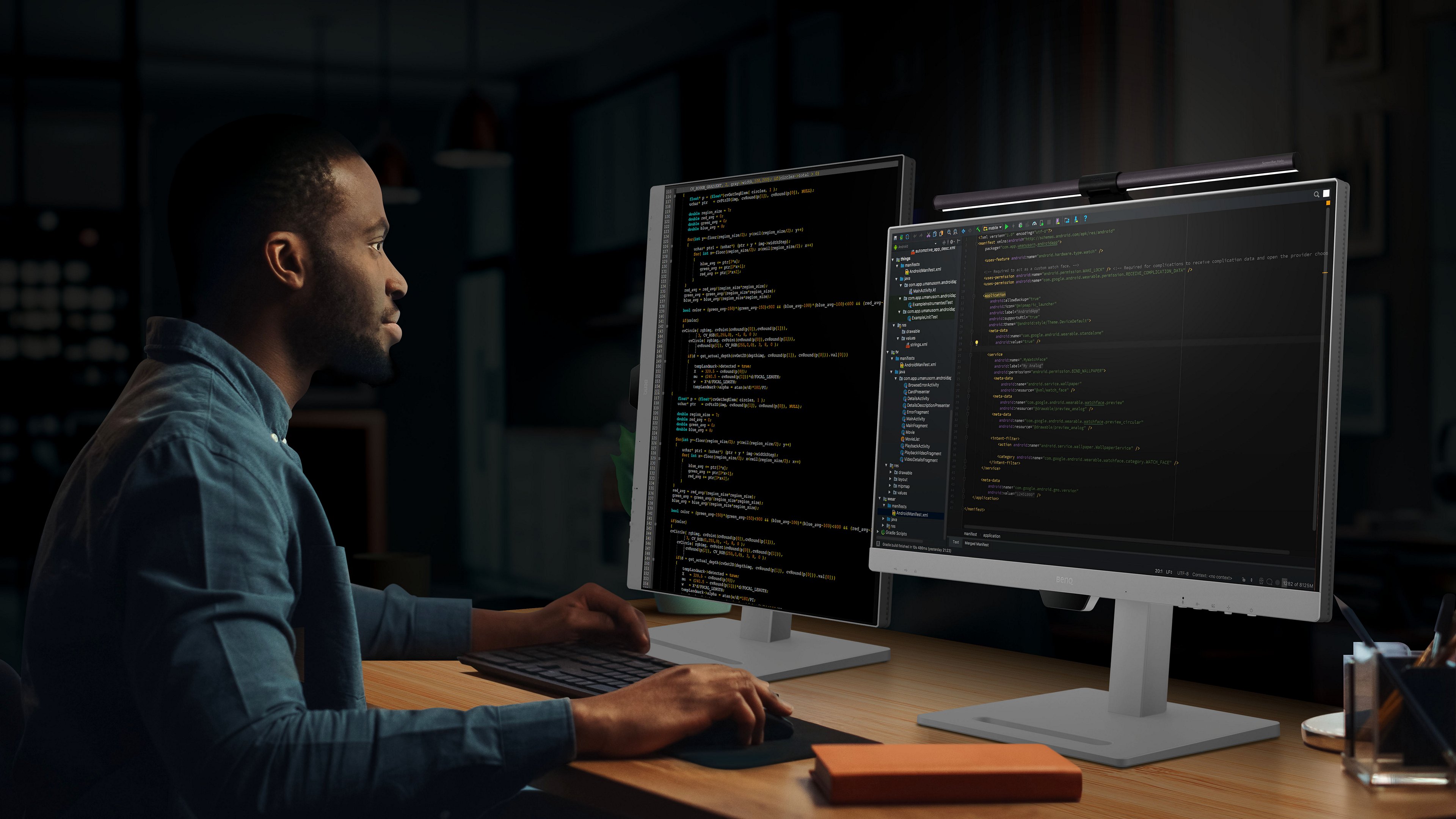 BenQ programming monitors let you coding in the dark with eye-care
