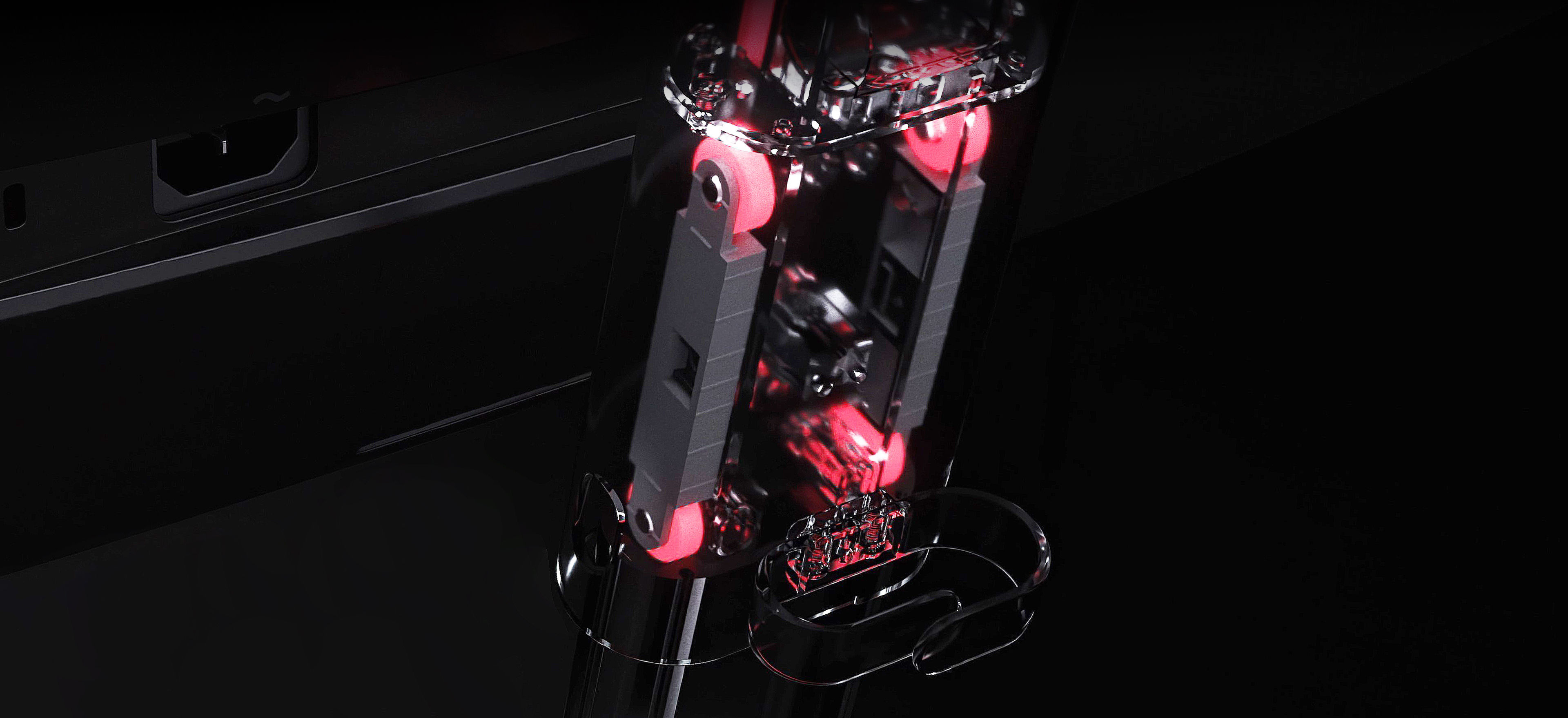 Hochwertige Höhenverstellung des ZOWIE XL2566X+