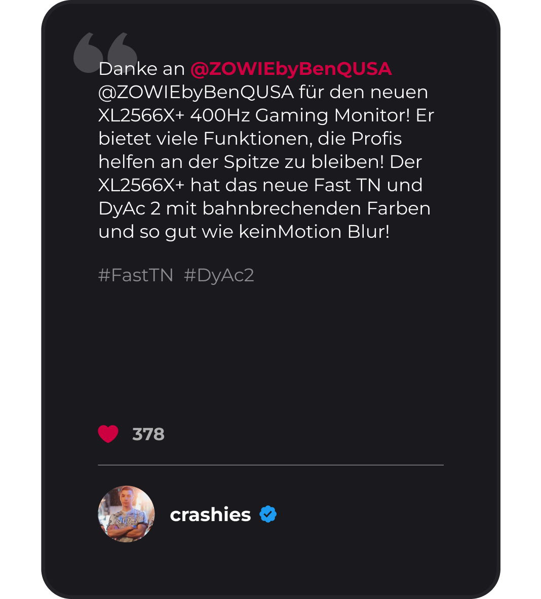 Die Wahl der Profis: Crashies