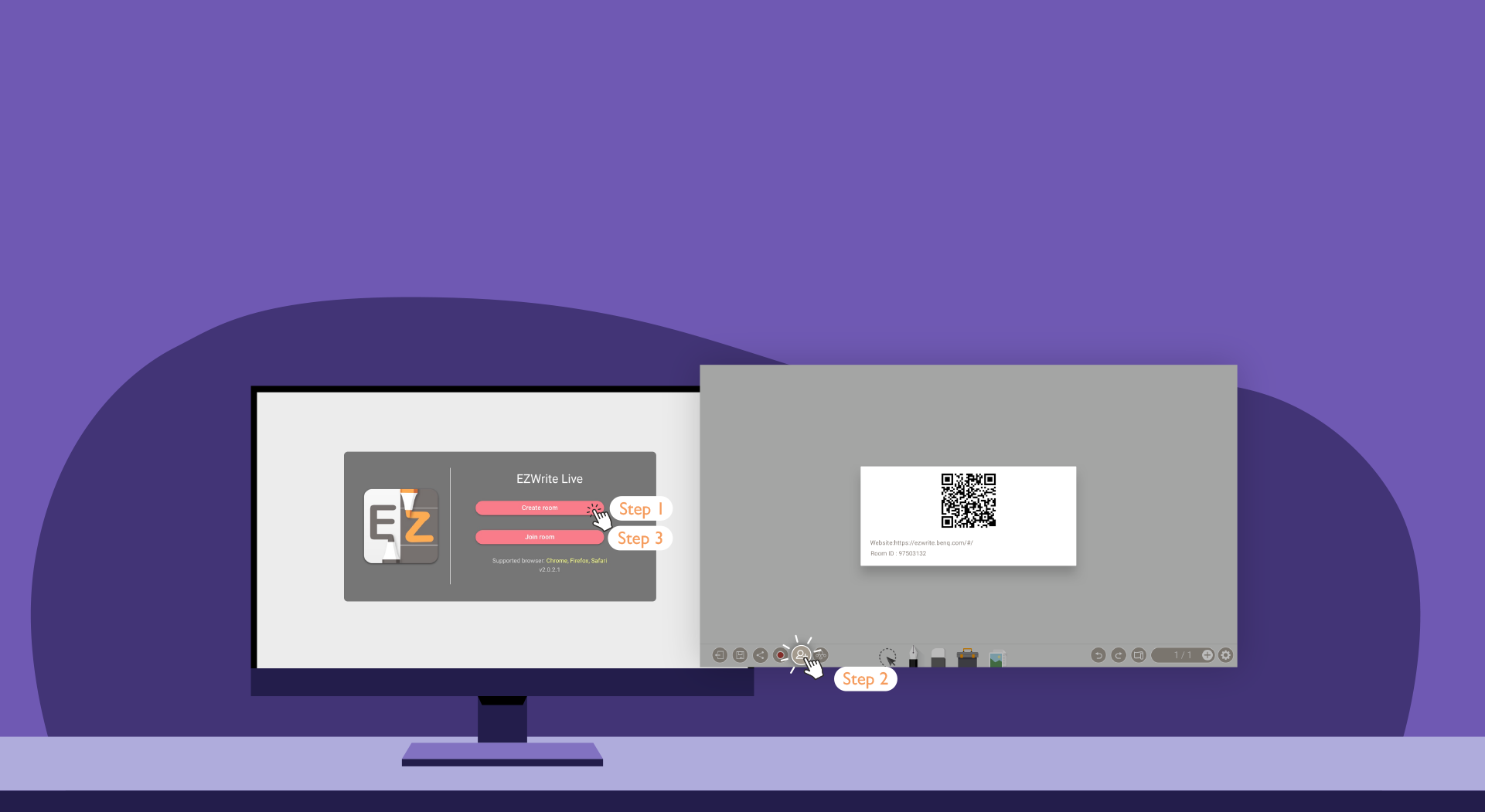 Tela EZWrite Live BenQ