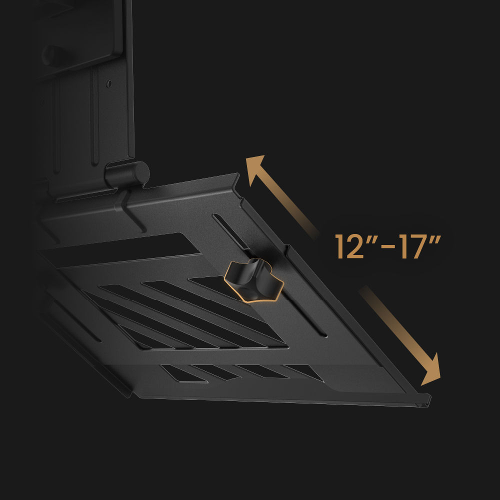 可調式底座，適用 12 吋至 17 吋筆電