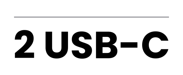 2 USB-C