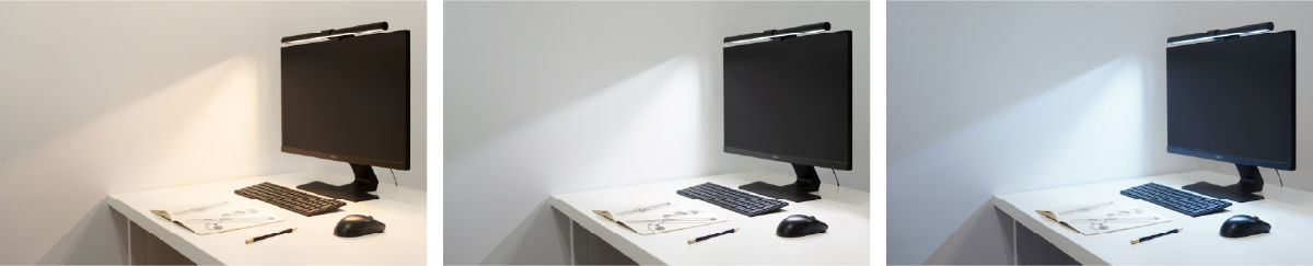 adjustable brightness computer monitor light