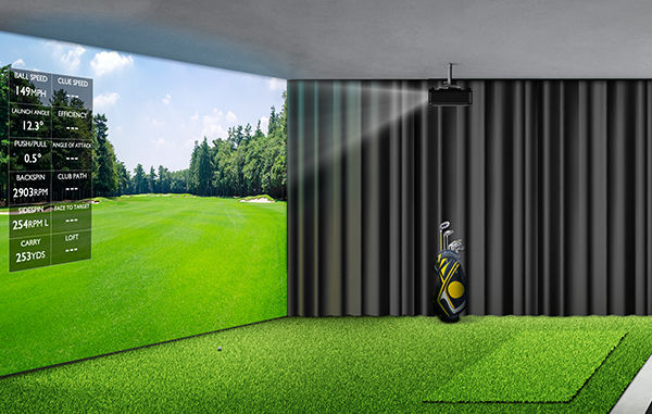 LK830ST | 4000lm 4K Short Throw Laser Golf Projector | BenQ US