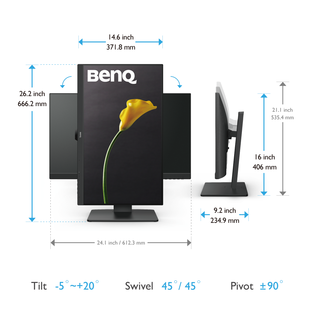 BenQ GW2485TC - LED monitor