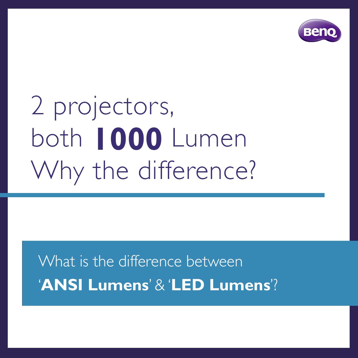A 4LED megértése: mi a különbség az ANSI lumen és a LED lumen között?