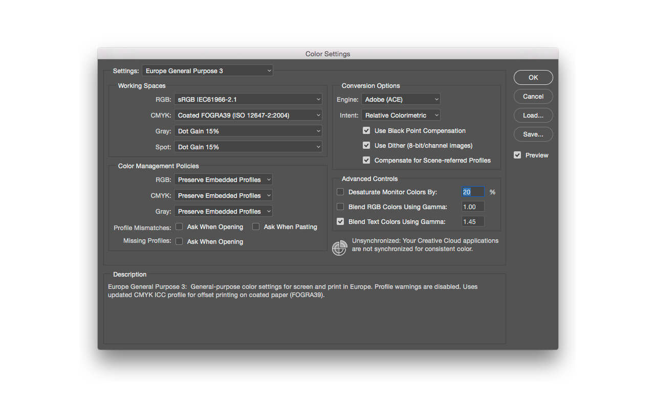 To set color settings, the general purpose is the best option for newbies to colour management.
