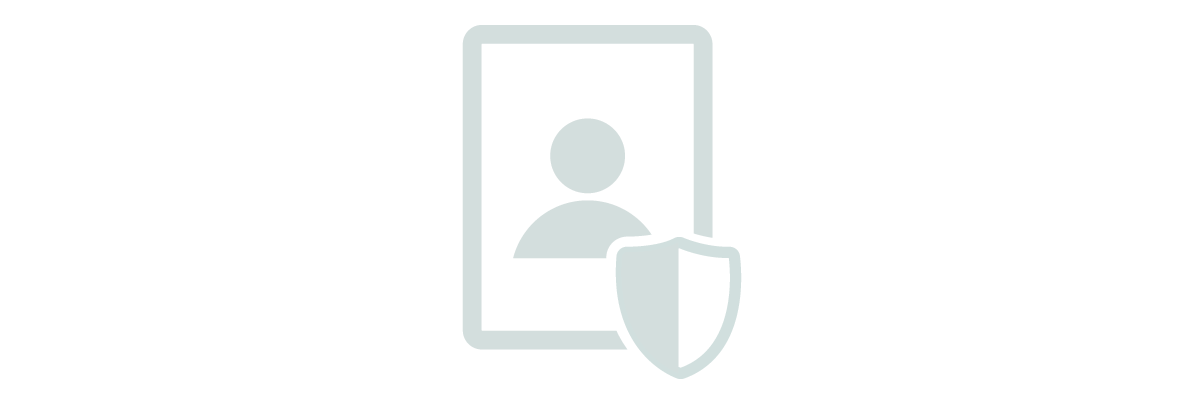 A white icon of a user profile with a shield positioned above the "Secured SSO Log In" heading, highlighting secure cloud access via BenQ IAM and AMS on a smart business projector for enhanced corporate security.