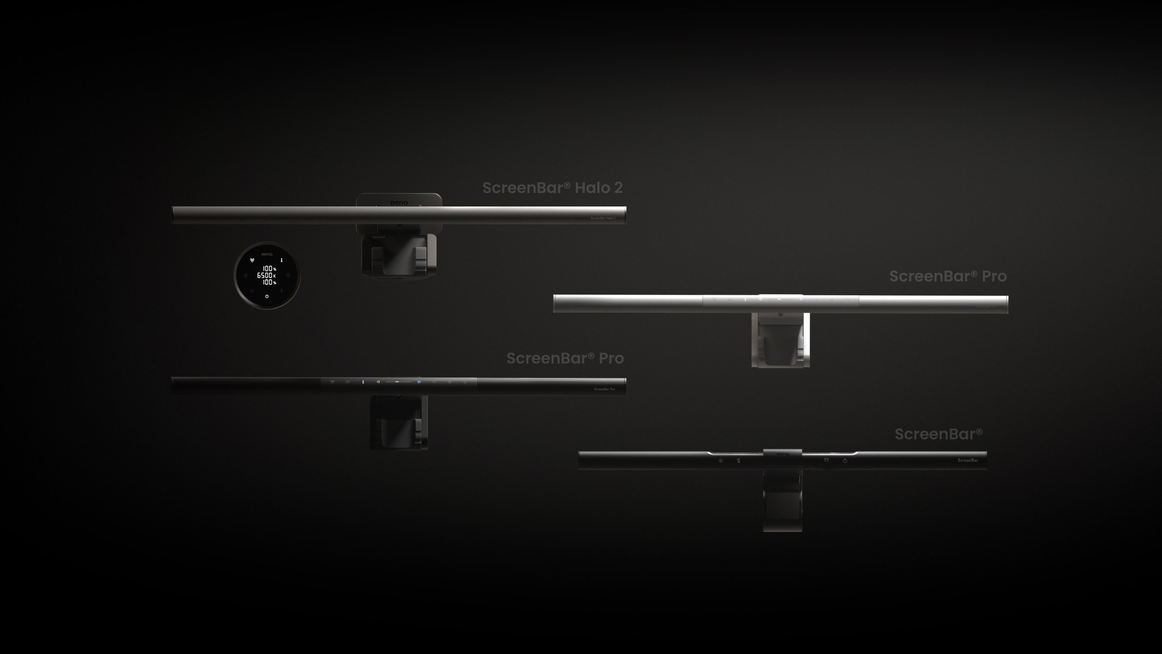 BenQ ScreenBar® recommendation system — find the best monitor light bar for your screen size, thickness, usage scenario, and profession through a guided quiz.