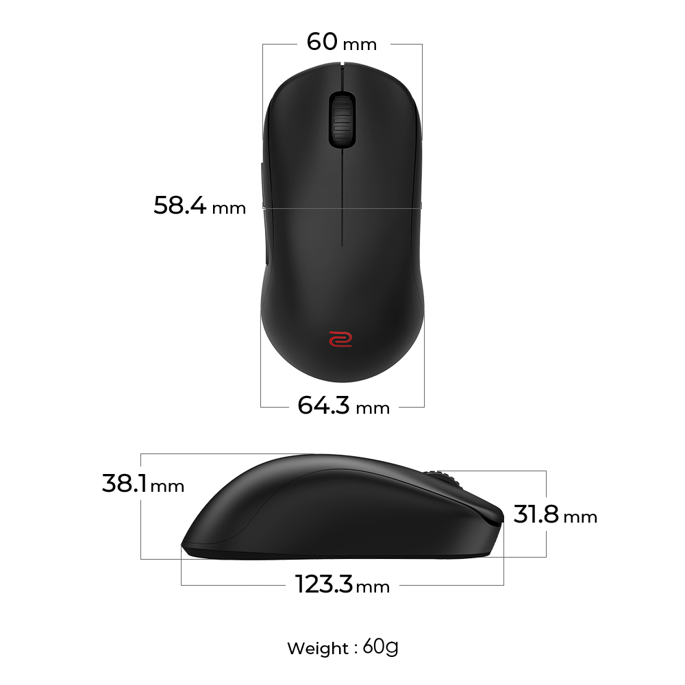 ZOWIE U2-DW 4K Wireless Mouse for Esports | ZOWIE US ZOWIE U2-DW 4K Wireless Mouse for Esports | ZOWIE US