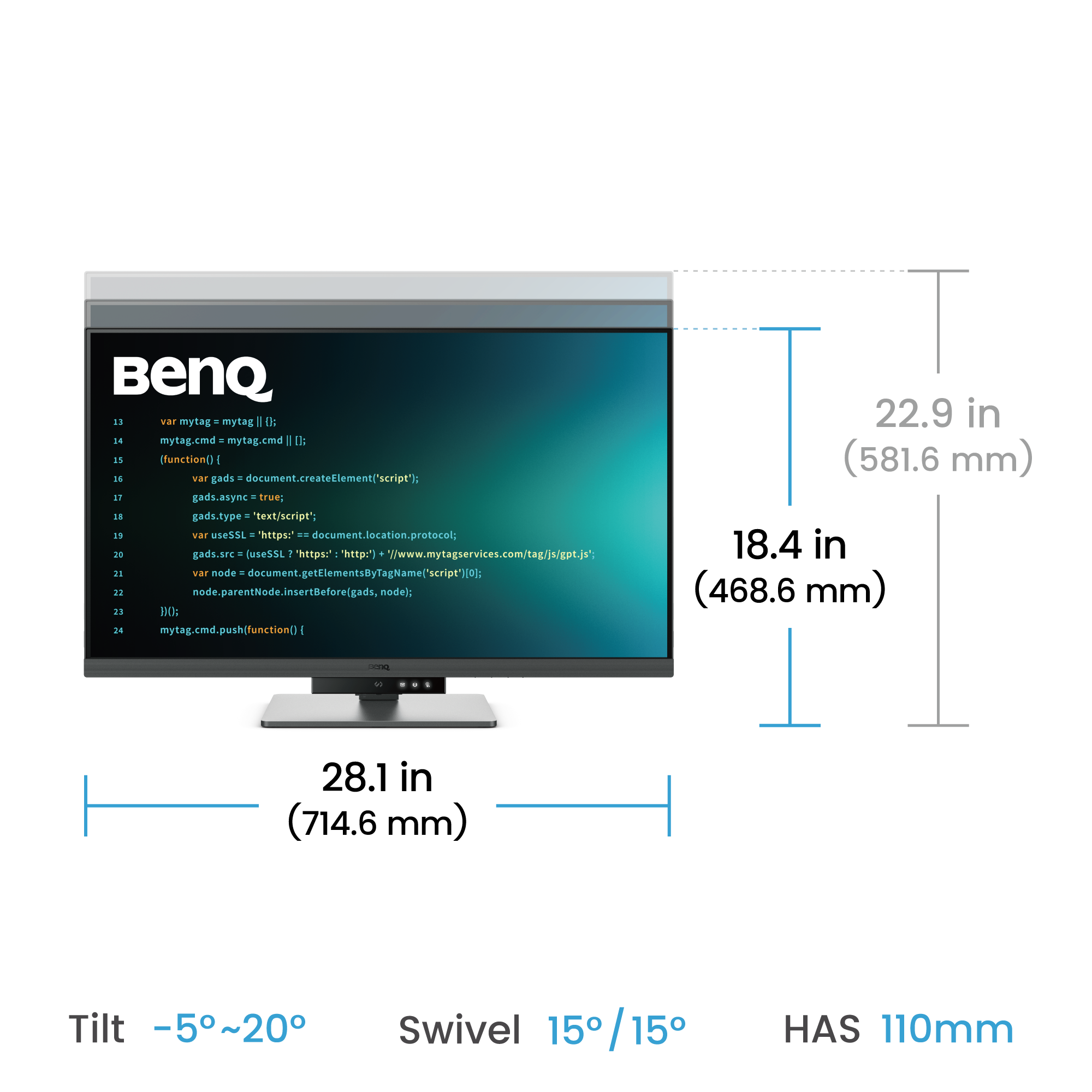 RD320U｜32” 4K BenQ Programming Monitor with Backlight | BenQ UK