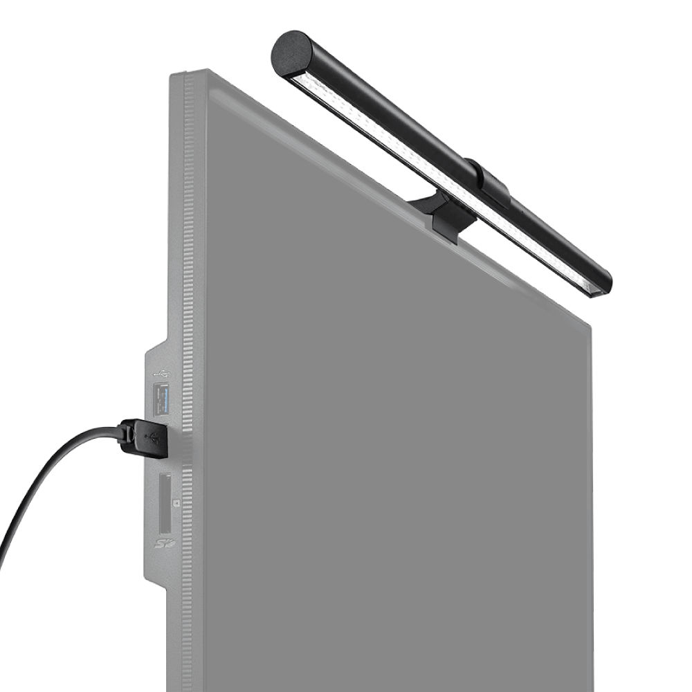 Lampada per monitor del computer portatile, barra luminosa dello schermo Lampada  da lavoro a led di lettura con nessun abbagliamento sullo schermo per la  cura degli occhi, lampada da scrivania per ufficio