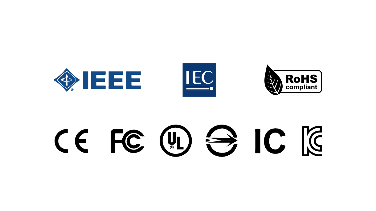 多項認證，安全加分​