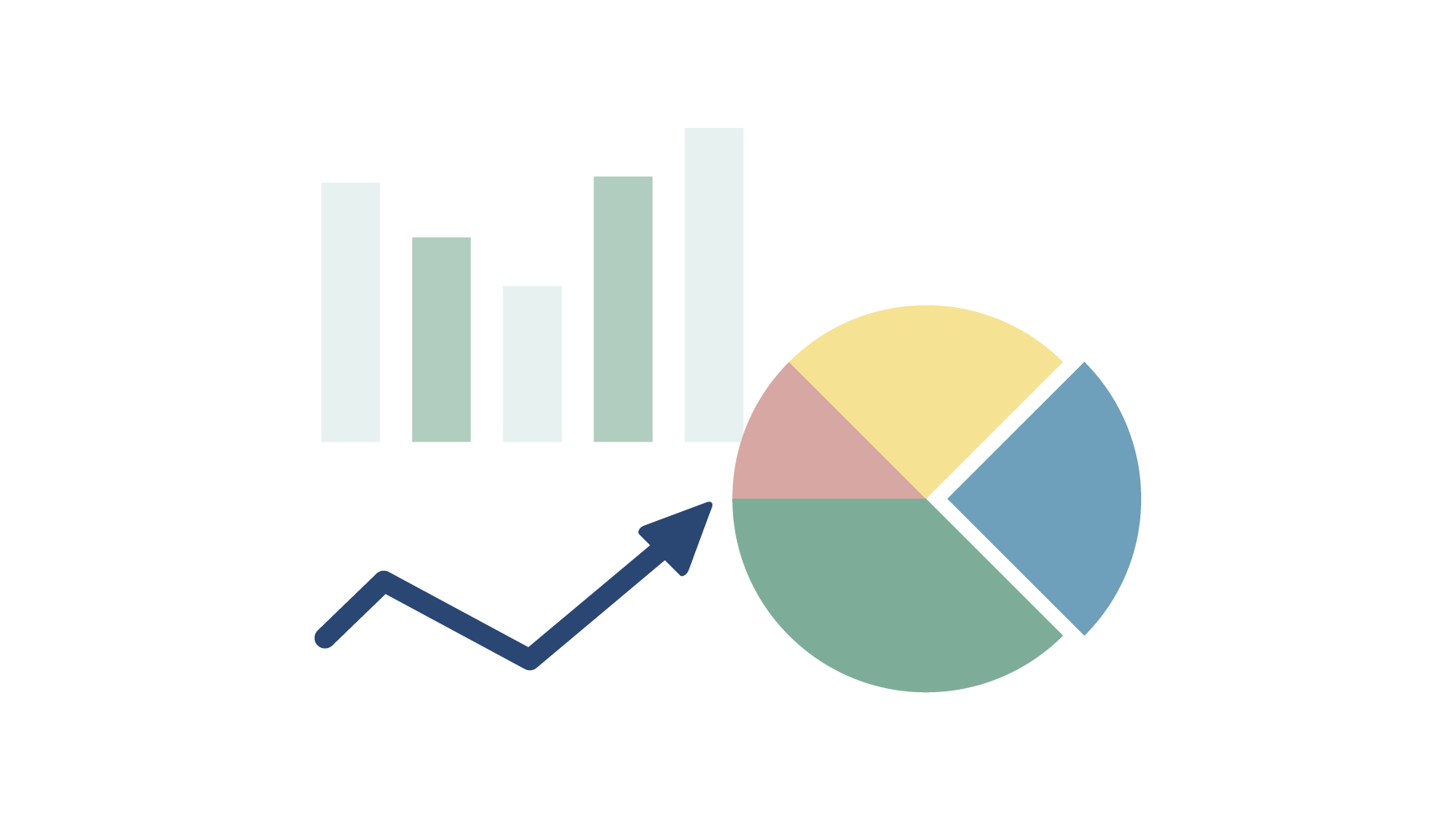 Analytics chart and graph
