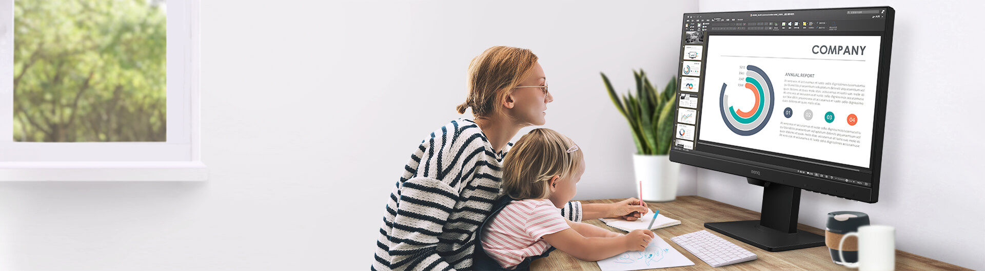 benq eye-care stylish monitor GW2785TC