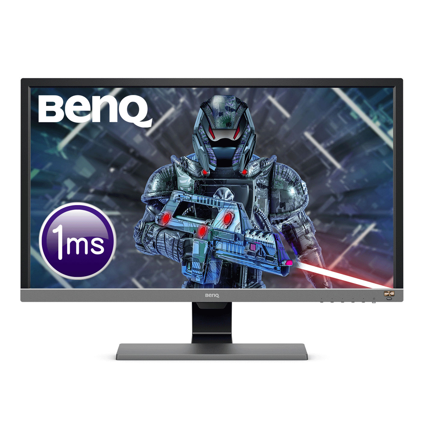 BenQ EL2870U ゲーミングモニター (27.9インチ/4K/HDR/TN/1ms/FreeSync対応/HDMI×2/DP1.4/スピーカー付き/輝度自動調整機能(B.I.+)搭載)  - 周辺機器