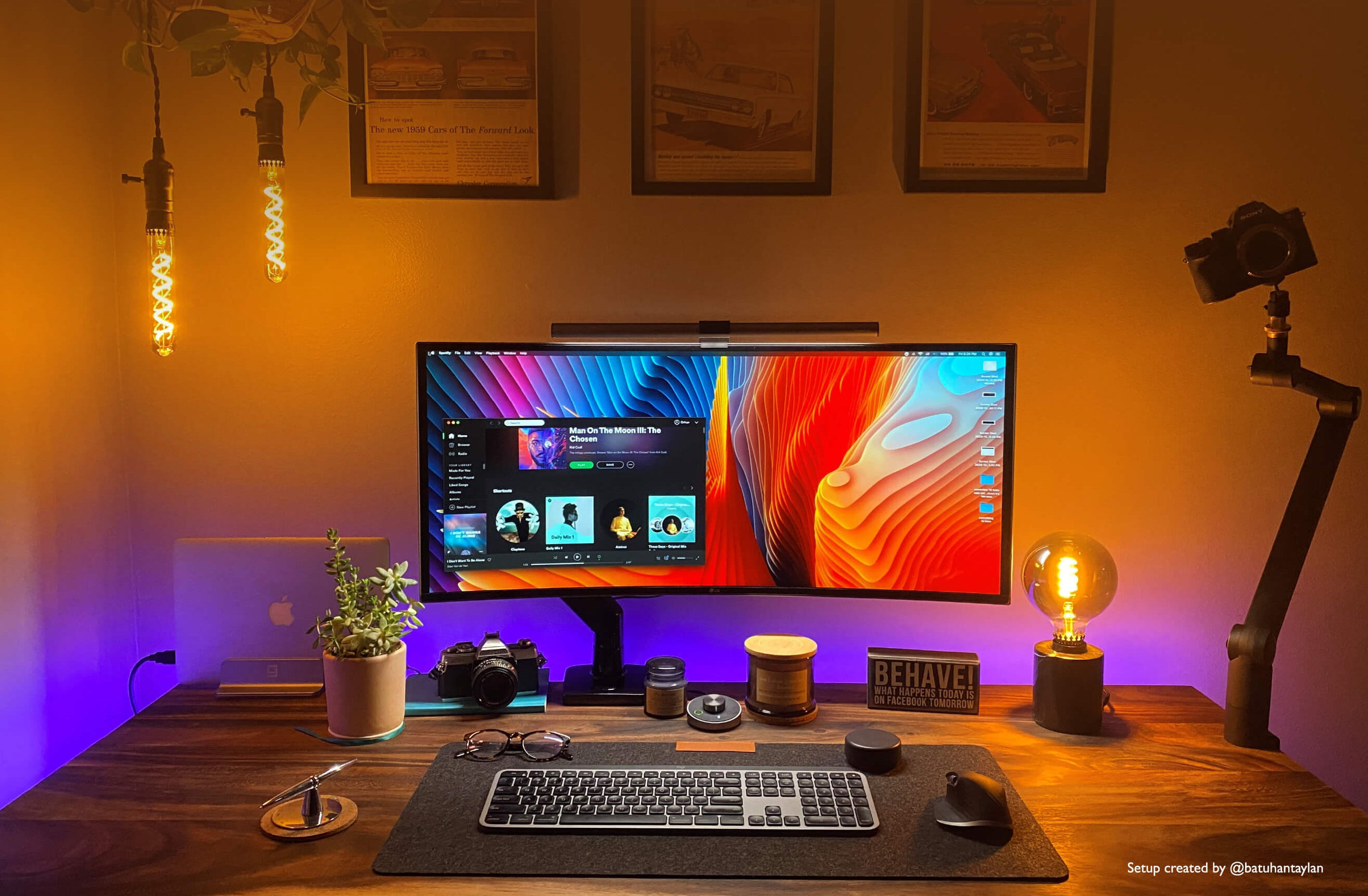 The BenQ ScreenBar Plus Lamp Saves Space And Lights A Desk Perfectly