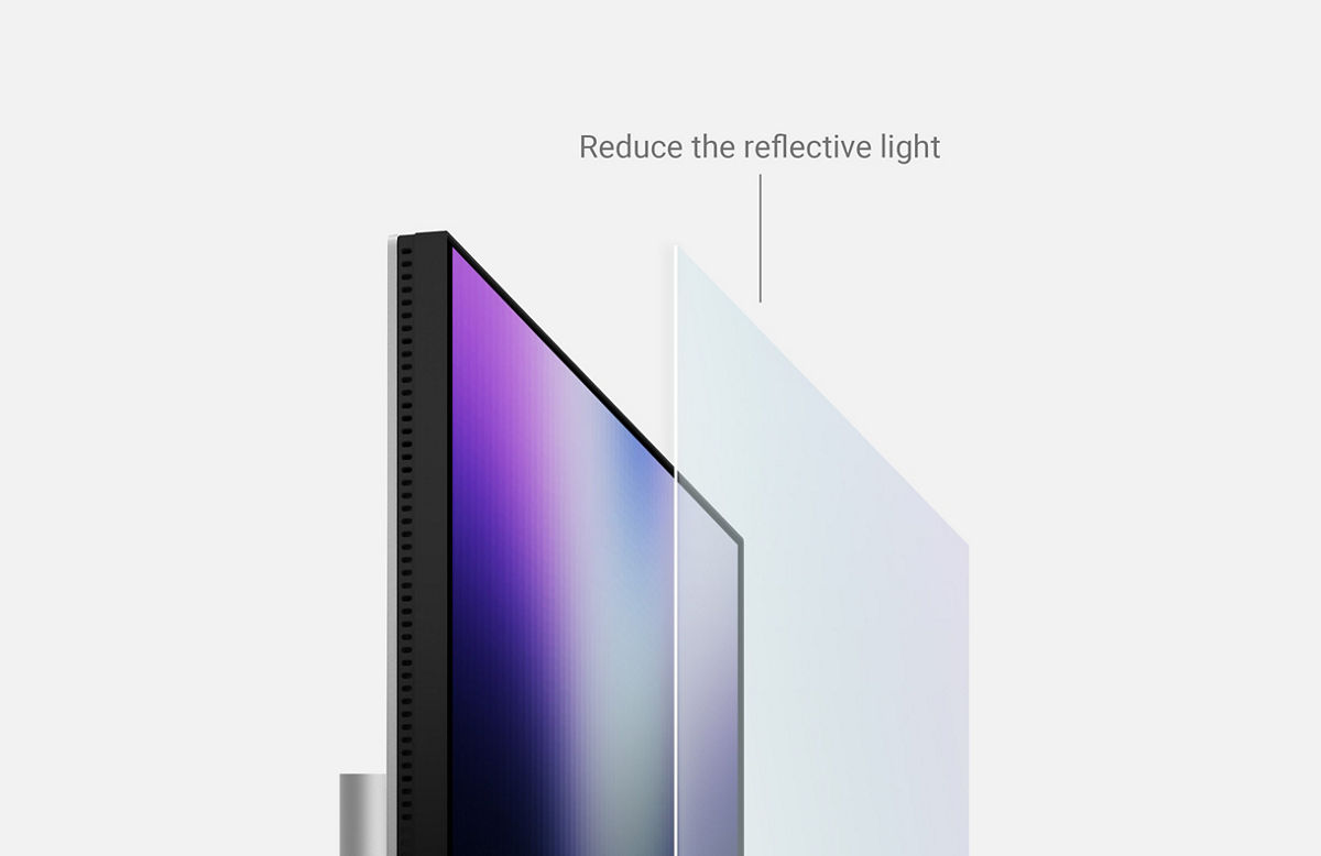 BenQ Nano Matte Panel eliminate elements like reflection and glare
