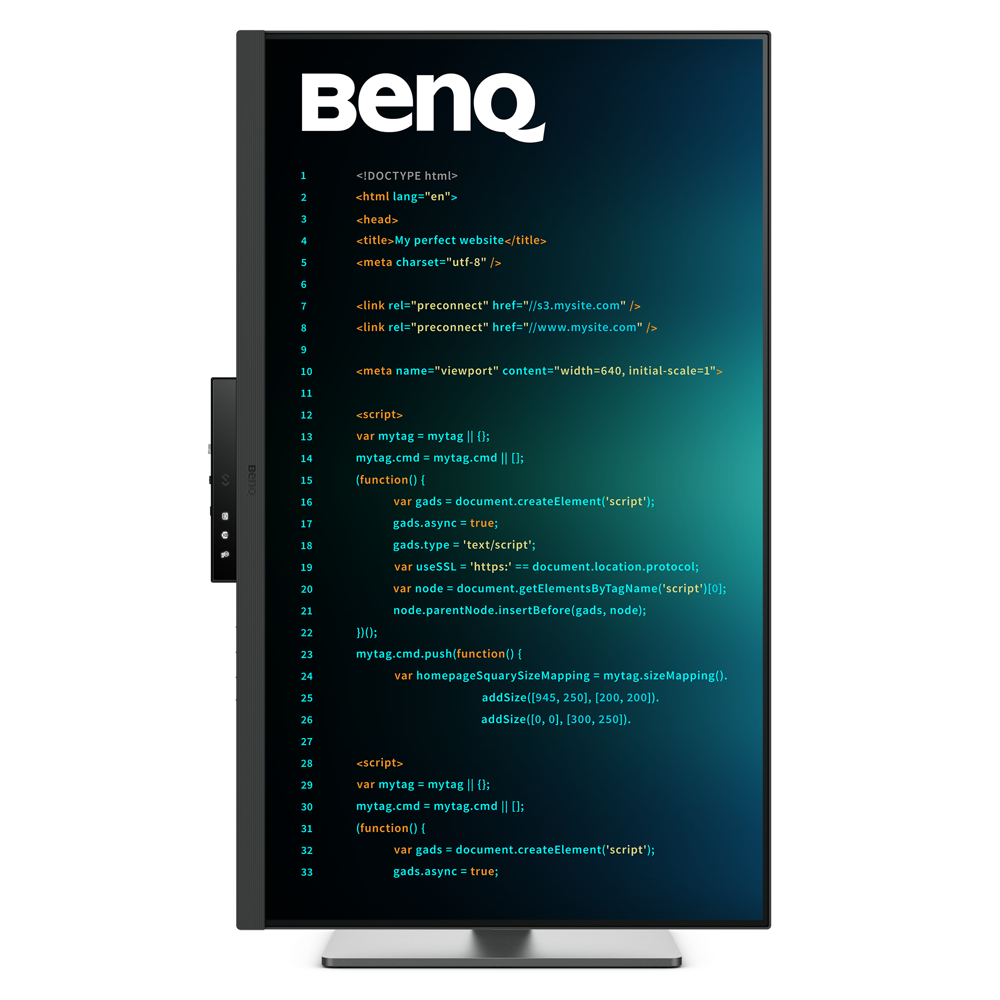 RD320U｜32” 4K BenQ Programming Monitor with Backlight | BenQ UK