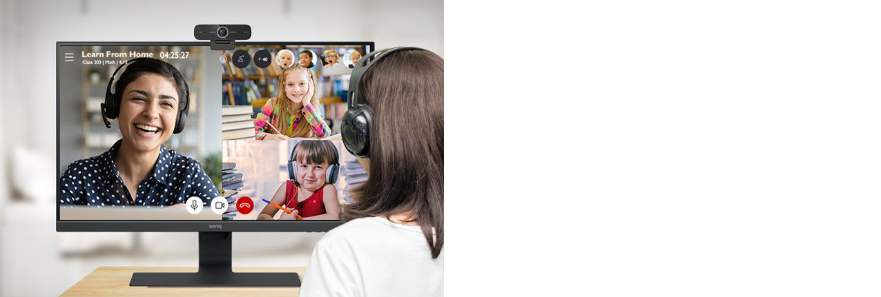 จอมอนิเตอร์ถนอมสายตาของ BenQ เพื่อการทํางานที่บ้าน ขจัดการกะพริบของแสง ลดแสงสีฟ้า และให้ความสว่างอัจฉริยะ   