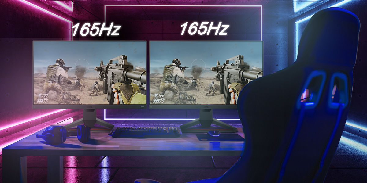 How to run two 165hz gaming monitor