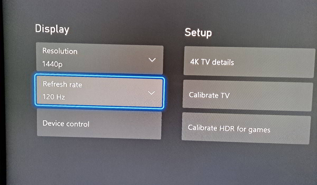 Comment obtenir un taux de rafraîchissement de 120 Hz sur la Xbox Series X  avec un écran BenQ