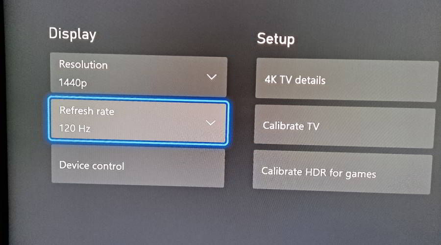 How to Get 120Hz Refresh on Xbox Series X (1080p & 2K)