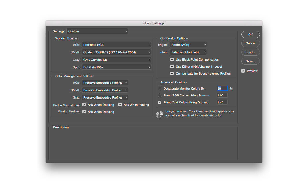 Change the RGB working space to ProPhoto so Photoshop will have the same synthetic RGB colour space as Lightroom.