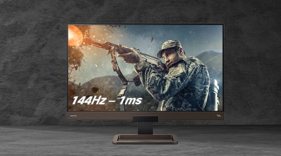 144Hz gaming monitors need to be as close to 1ms response as possible – no question. 