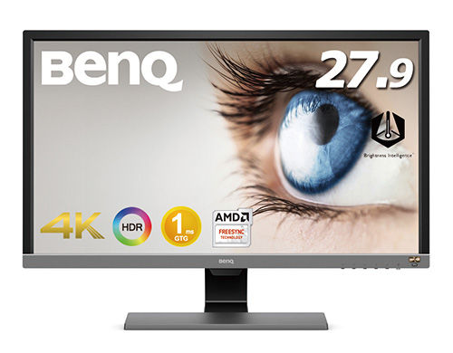 BenQ 27.9型 4K HDR 1ms ゲーミングモニター EL2870U