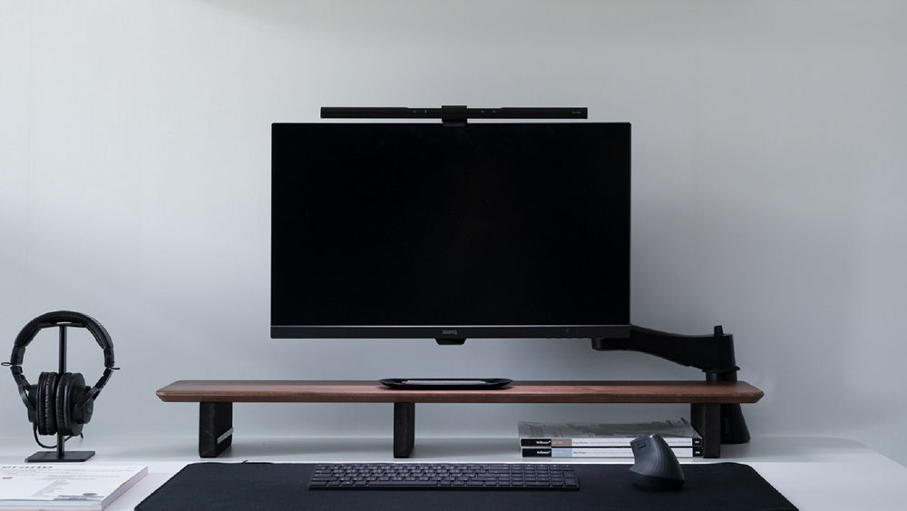 This monitor light bar combines eye-caring technology & minimalist