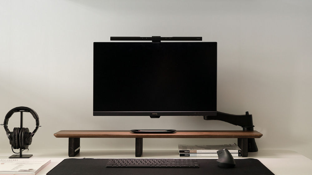 This monitor light bar combines eye-caring technology & minimalist design