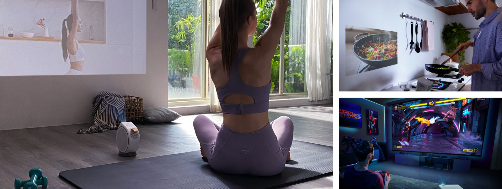 Set my BenQ projector up anywhere to enjoy cinematic fun however you want