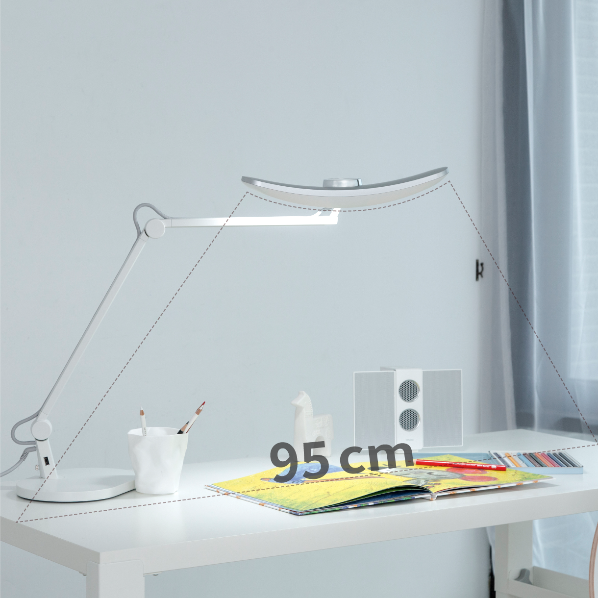 Eye-Care Study Lamp - Wide Lighting Coverage 