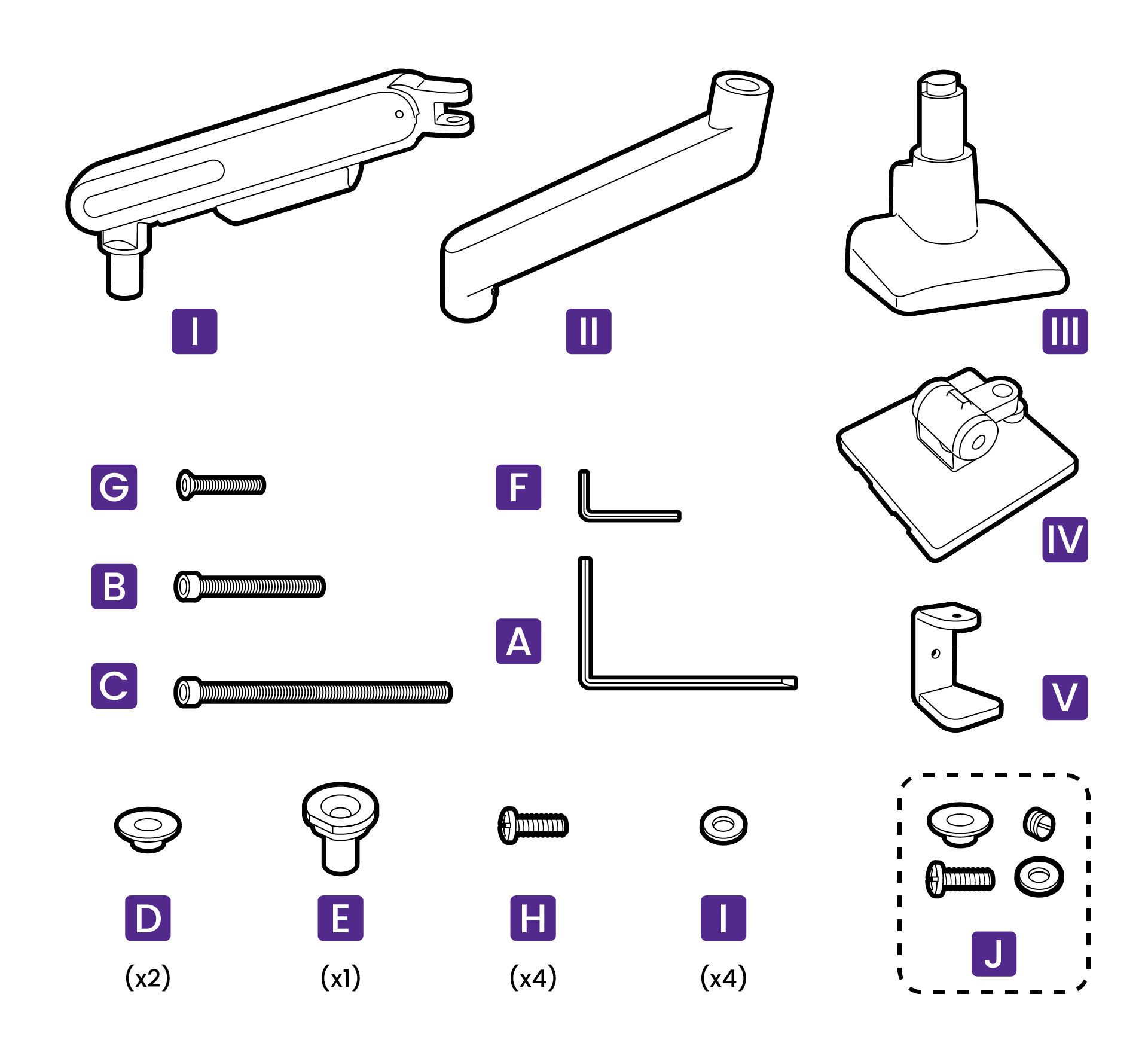 Illustration of package contents