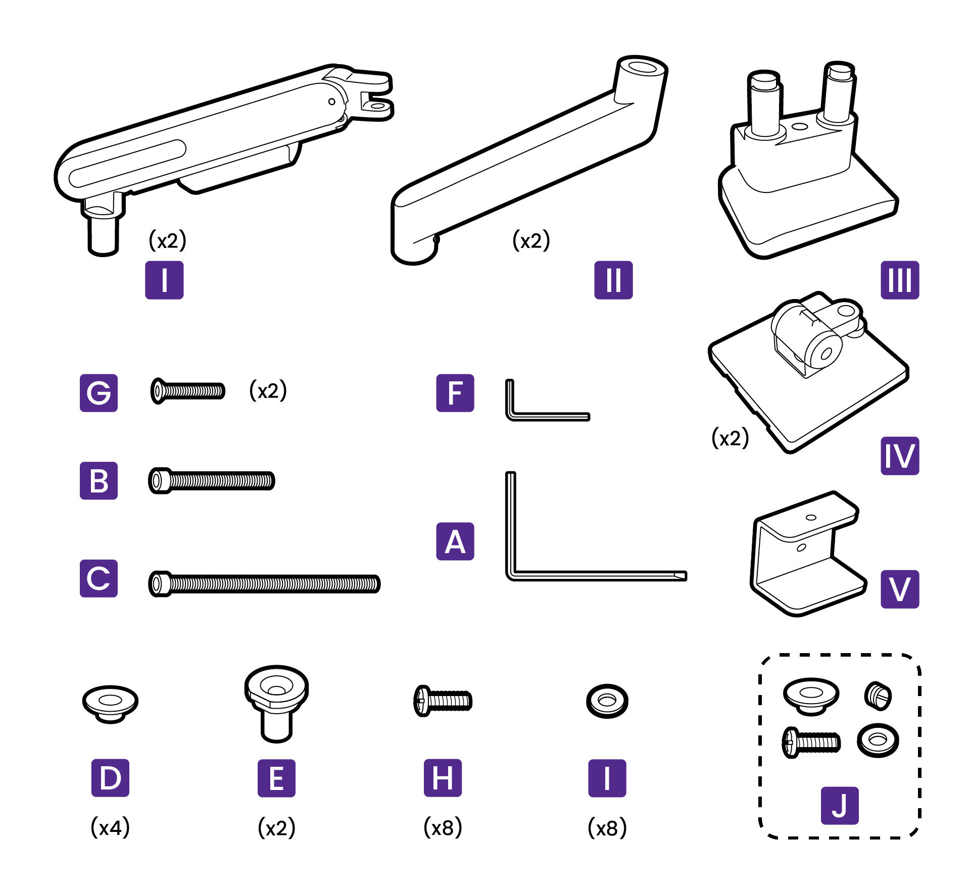 Illustration of package contents
