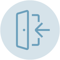 Maps and directories wayfinding icon