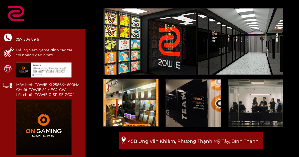 ZOWIE experience room - 2