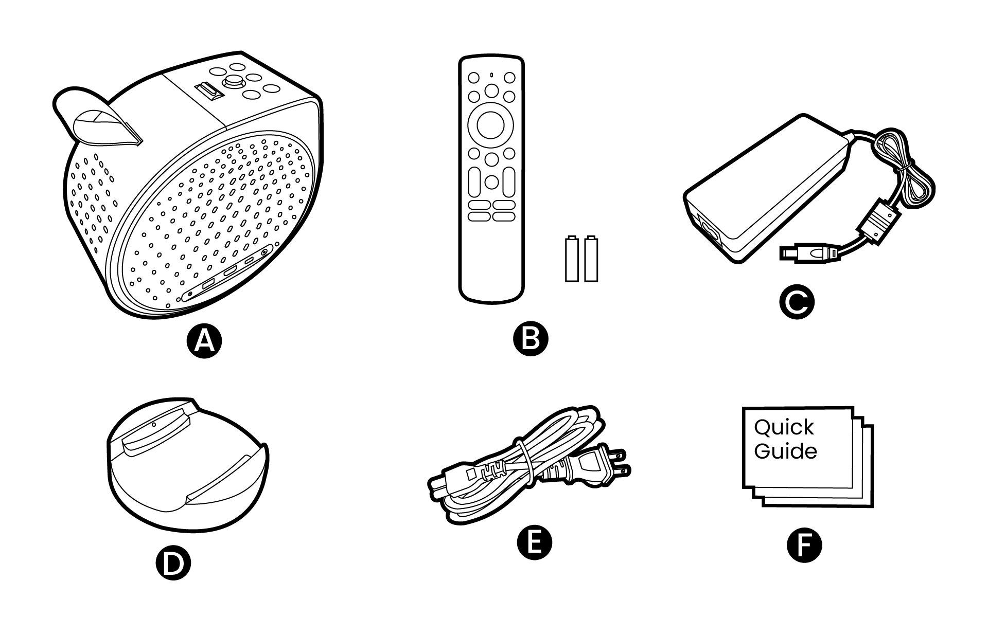 Illustration of package contents
