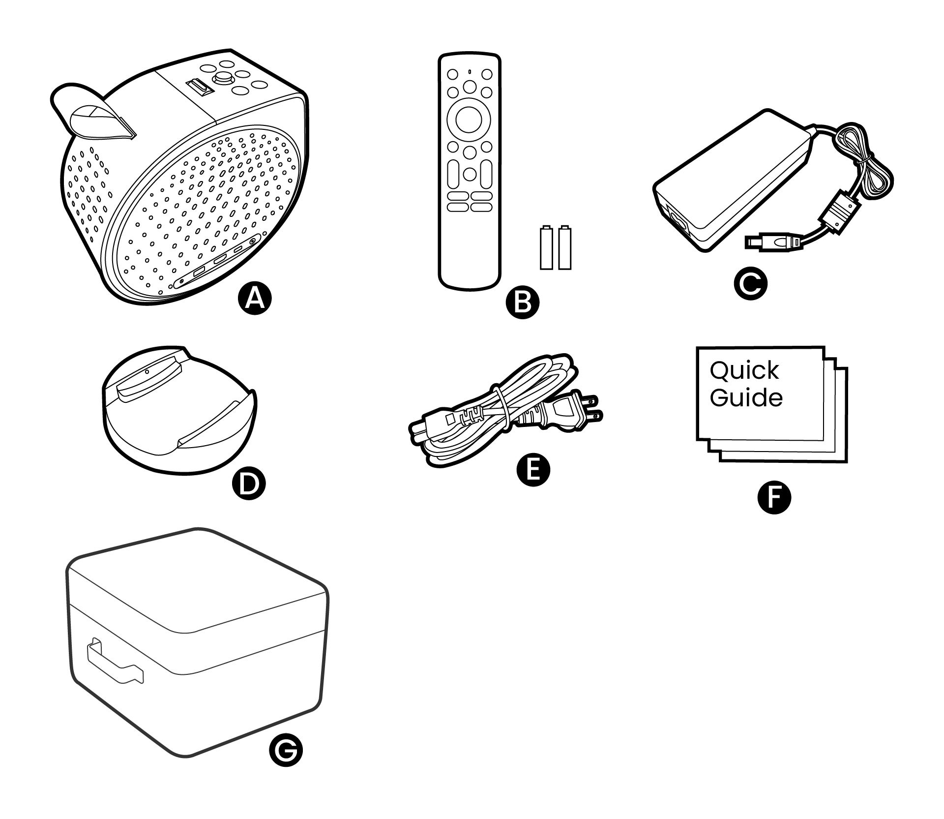 Illustration of package contents
