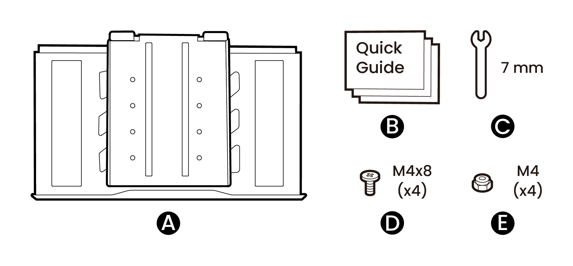 Illustration of package contents